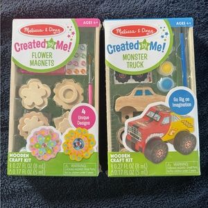 Melissa & Doug Flower Magnets and Monster Truck Craft Kit